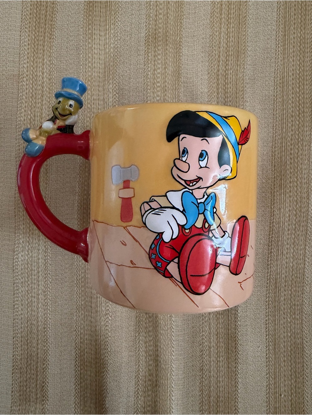 Pinocchio & Jiminy Cricket Disney Ceramic Mug